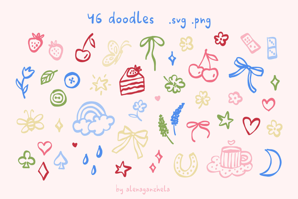 Lucky Berry - cute handwritten font, a Handwritten Font by alenaganzhela (Photo 9 of 10)
