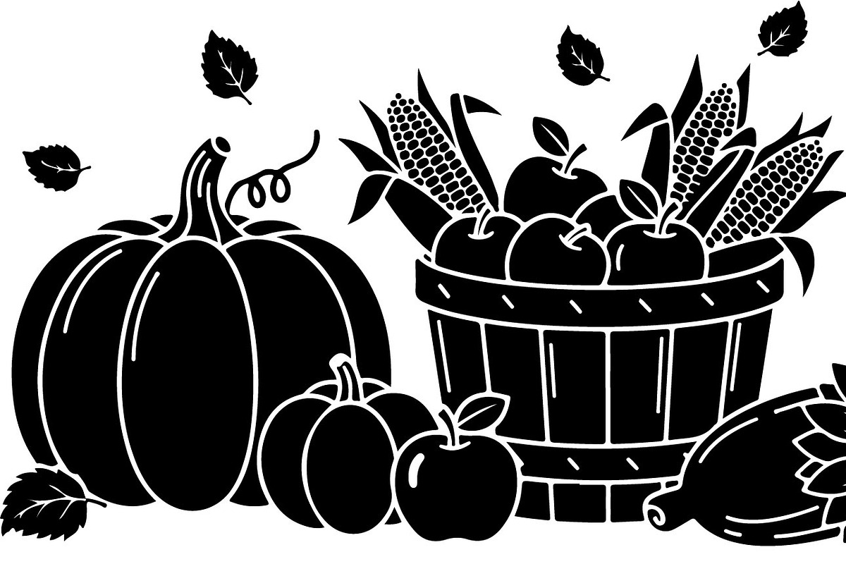Thanksgiving Harvest SVG Bundle, an Illustration by Designs_River (Photo 20 of 48)