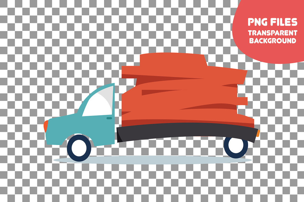 Mini vans vector set., an Object Graphic by Tamaretto (Photo 3 of 3)