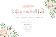 Watercolor Map Creator Wedding, an Illustration by Kaya Fonts (Thumbnail 5 of 23)