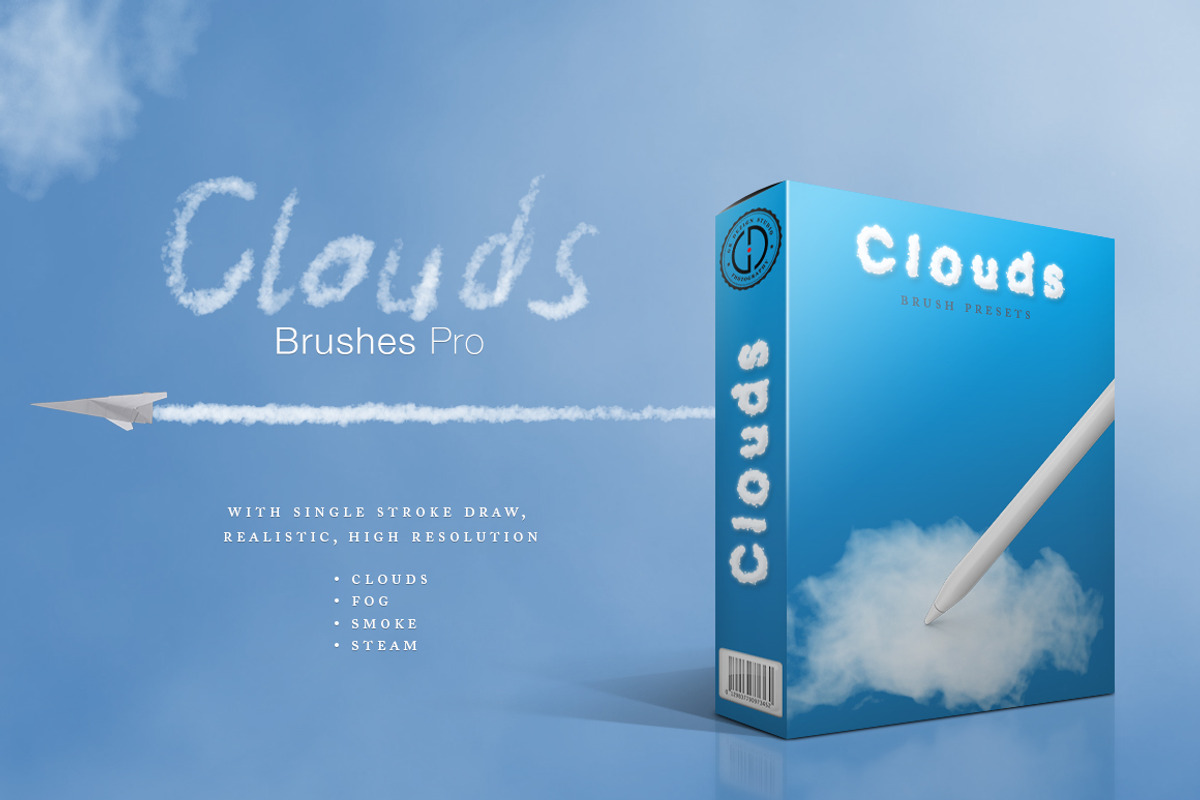 Clouds/Smoke Brushes Pro, a Brush Add-On by Athlos ArtLab (Photo 1 of 5)