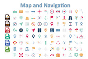 50+ Map & Navigation Icons, a Solid Icon by Vector Portal (Thumbnail 1 of 6)