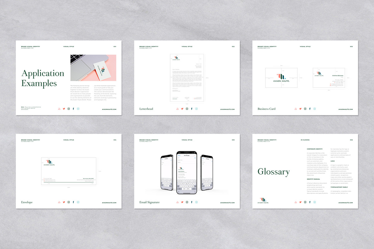 Brand Visual Identity Guidelines, a Brochure Template by Andre28 (Photo 7 of 9)