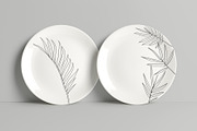 Line Art Tropical Leaves Clipart., an Illustration by ElenKoss (Thumbnail 12 of 13)