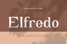 Elfredo - Sophisticated Serif