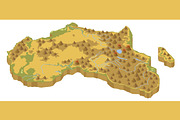 Africa isometric flora & fauna map, an Animal Illustration by pet design shop (Thumbnail 5 of 5)