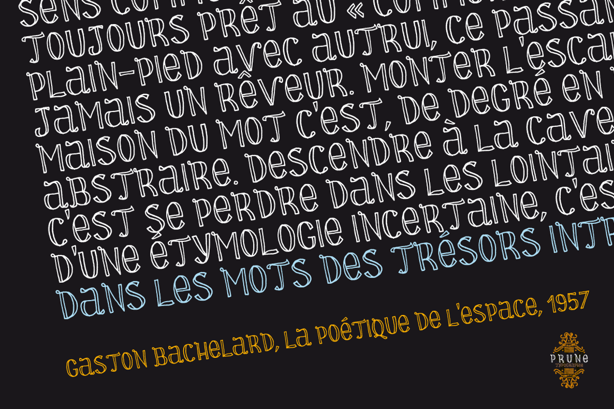 Prune, a Handwritten Font by La Boite Graphique (Photo 4 of 4)