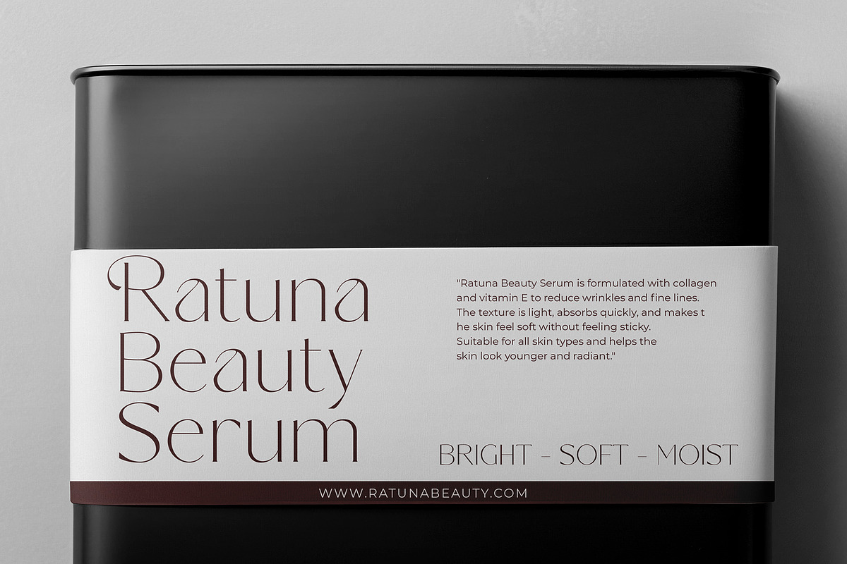 Bandana | Modern And Elegant Serif, a Serif Font by Muflieart (Photo 5 of 9)
