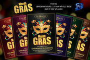 Mardi Gras Flyer Template, a Flyer Template by Briell Design (Thumbnail 2 of 3)