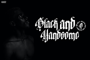 Antithesis Letter - Blackletter Type, a Blackletter Font by Meizzaluna Design (Thumbnail 9 of 10)