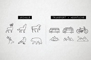 Adventure Outdoor Icons - Camping, an Outline Icon by Hatch Design Workshop (Thumbnail 5 of 10)