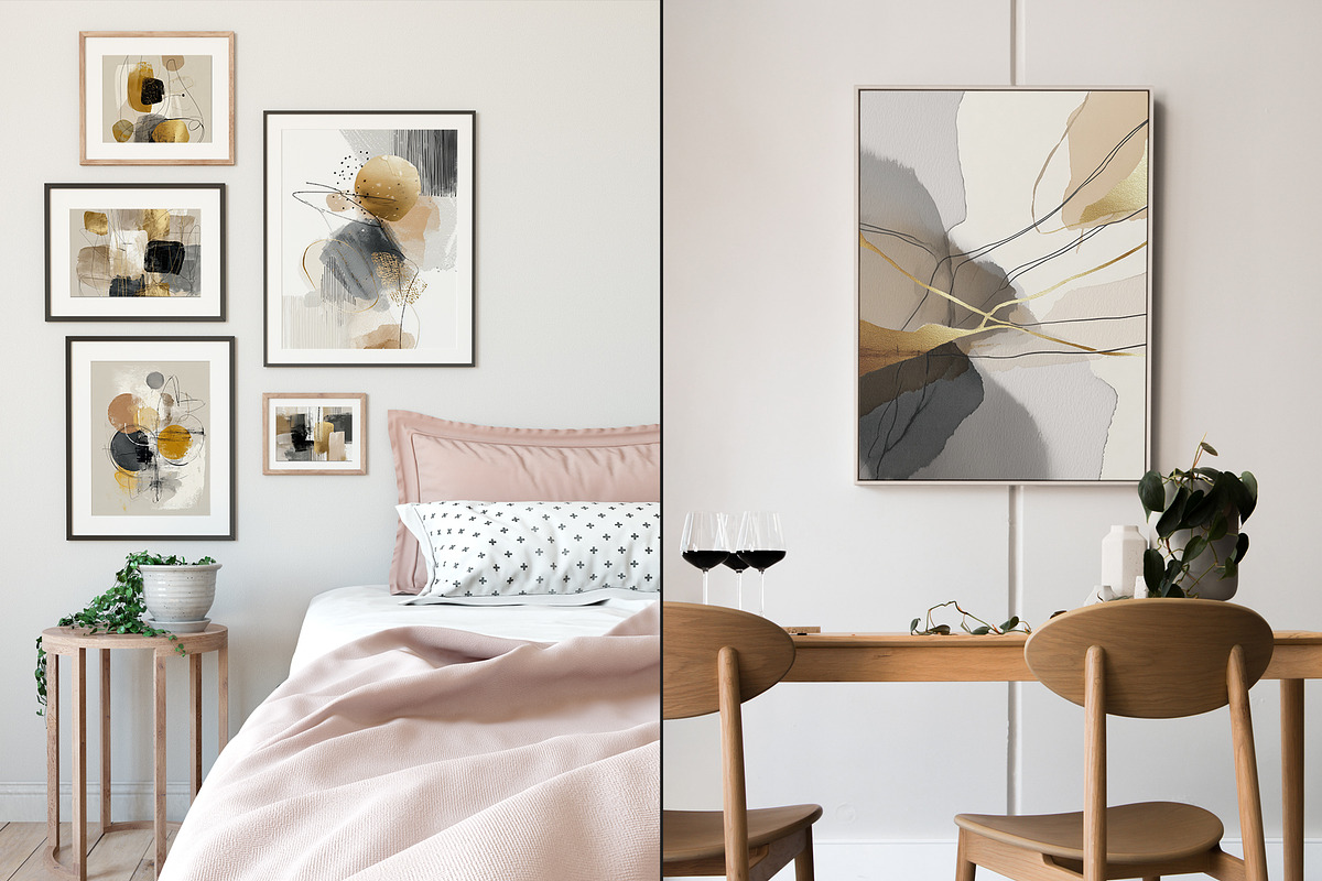 Modern Abstract Art Collection, a Decorative Illustration by Housui Patterns (Photo 4 of 12)