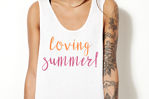 Summer Muse Cursive Script Font