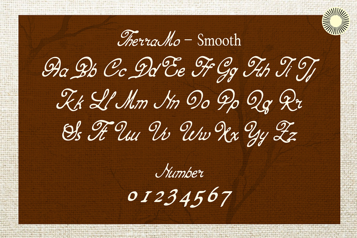 Therramo Organic Vintage Handwritten, a Handwritten Font by Setara Langit CreativeStd (Photo 12 of 12)