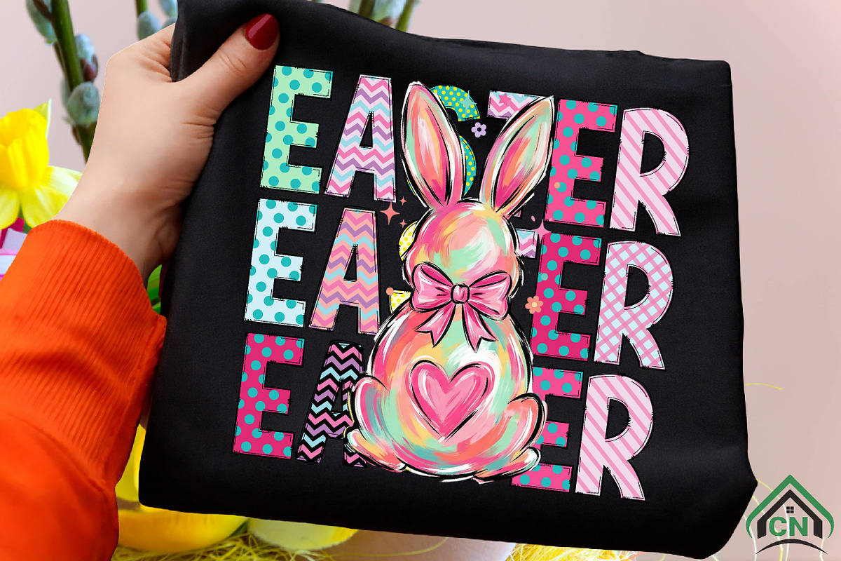 Happy Easter Png, Preppy Bunny Png, an Illustration by Craft Nest (Photo 5 of 6)