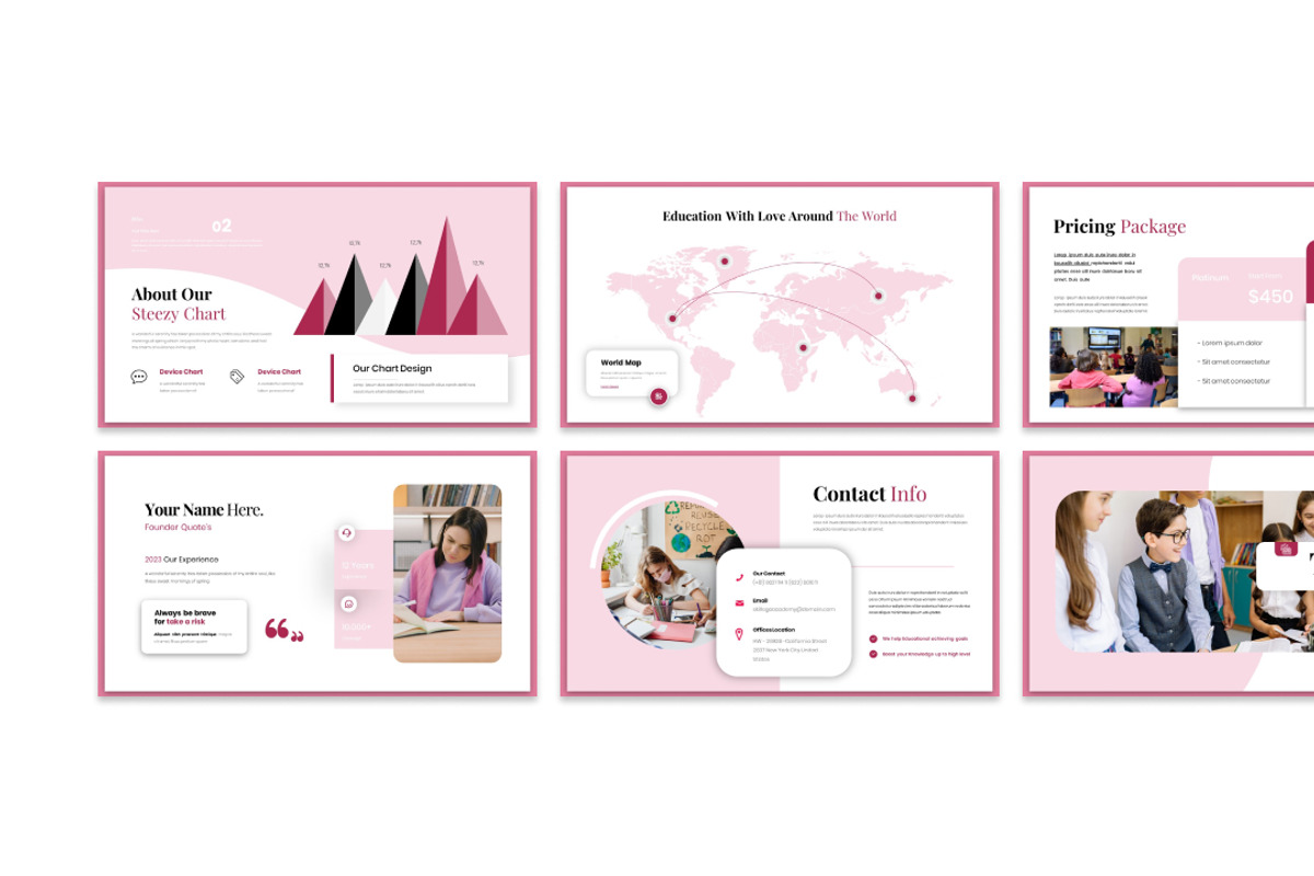 Steezy Education Presentation Temp, a Presentation Template by Analogous Temp (Photo 5 of 5)