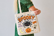 Preppy Spooky Halloween PNG, a Seasonal Illustration by DreamCafeArt (Thumbnail 6 of 7)