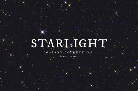Starlight I Galaxy Backgrounds, a Background Graphic by by creative paper