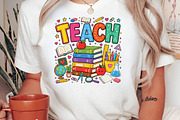 Teacher Sublimation Design PNG, a Seasonal Illustration by DreamPrint404 (Thumbnail 5 of 6)