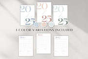2025 Yearly / Monthly Calendar, a Stationery Template by BRANDcontent (Thumbnail 4 of 7)