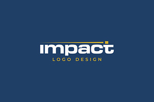 impact logo, a Branding & Logo Template by ZHR Creative
