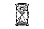 Celestial Sun Moon Hourglass Bundle, an Illustration by Gaye Art (Thumbnail 21 of 31)