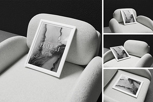 Frame A3 mockup, an Advertising Mockup by swsi-studio