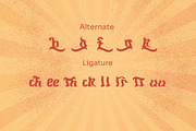 Fellaud - Vintage Blackletter Font, a Blackletter Font by Dhabee (Thumbnail 9 of 11)