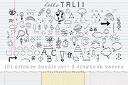 101 Science Doodles+ 3 copy papers, an Education Illustration by Hello Talii (Thumbnail 1 of 3)