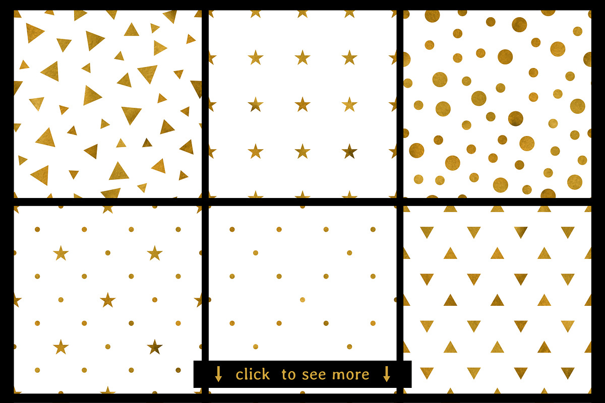 33 Golden patterns, a Pattern Graphic by Alla_Ri_Shop (Photo 5 of 5)