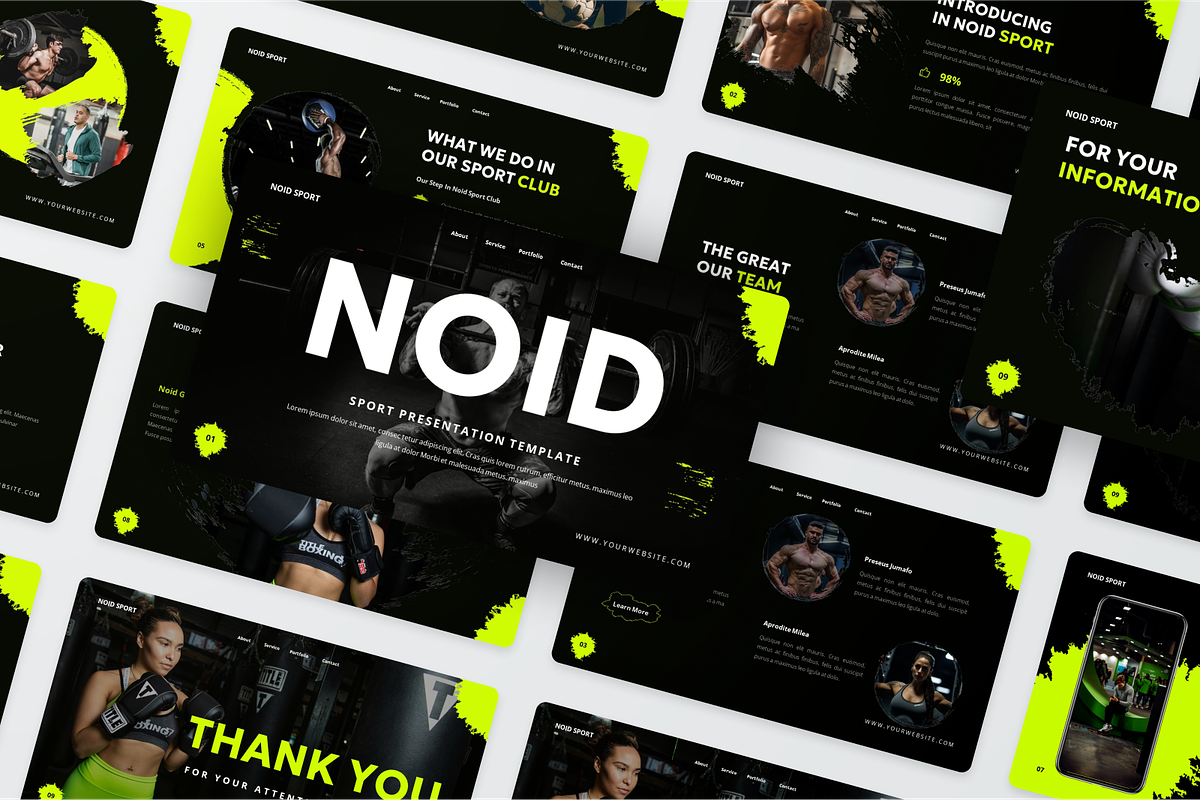 Noid - Sport Presentation Keynote, a Presentation Template by SquidPixey (Photo 5 of 6)