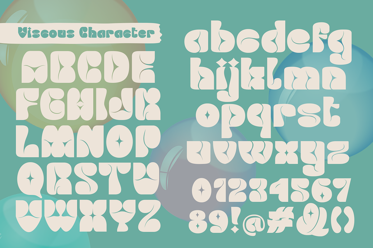 Viscous Heavy Display Font, a Font by madeDeduk (Photo 5 of 8)