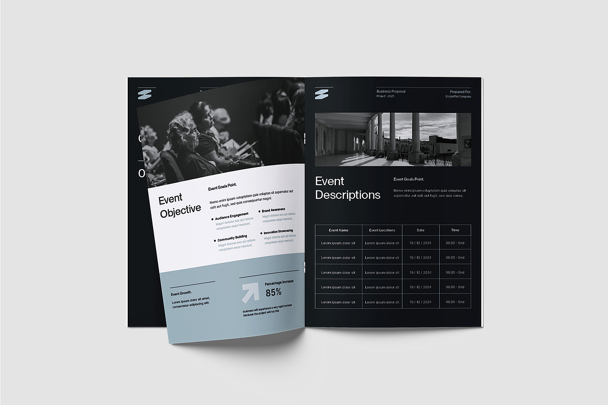 Project Business Proposal Template, a Brochure Template by TMint Play (Photo 3 of 8)