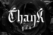 Ribeth - A Simple Blackletter Typefa, a Blackletter Font by zamjumps (Thumbnail 9 of 9)