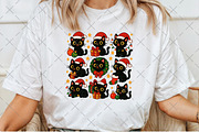 Christmas Black Cat PNG, an Illustration by Craft Nest (Thumbnail 6 of 6)