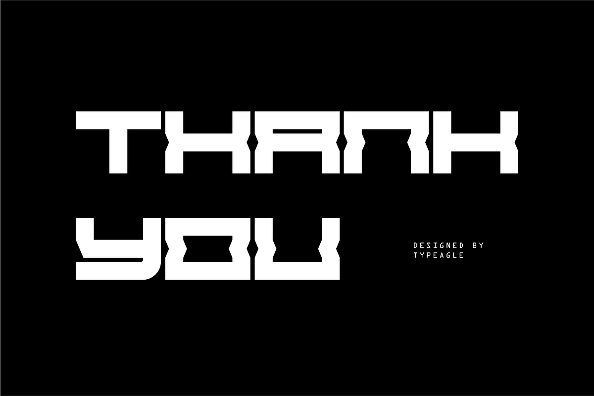 Fegand - Futuristic Display Font, a Sans Serif Font by Typeagle (Photo 10 of 10)