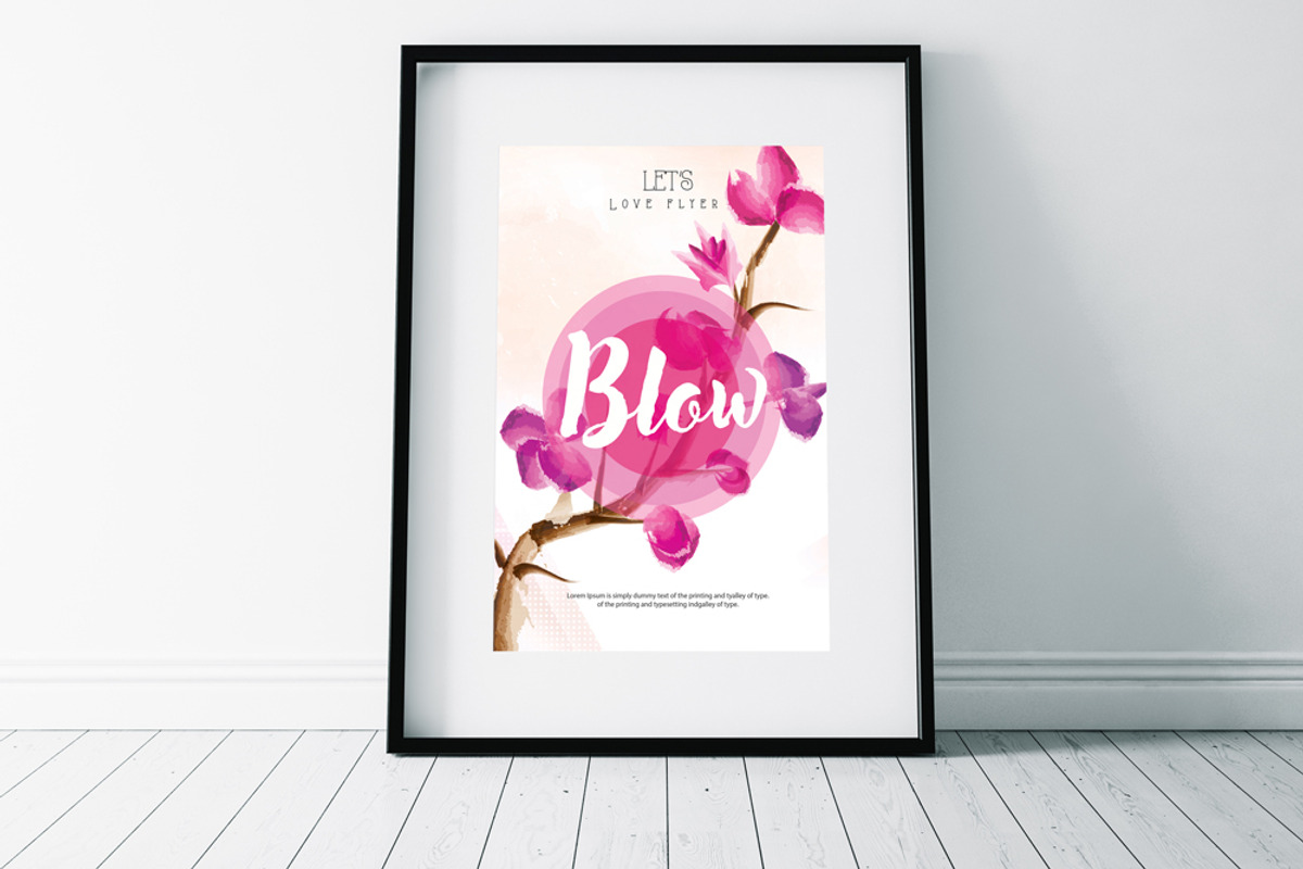 Sale Typography Flyer Templates, a Flyer Template by Psd Templates