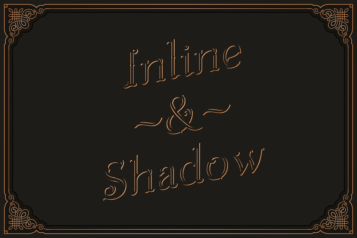 Decorus - Layered Font & Ornaments preview 7