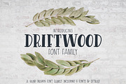 Driftwood Font Family, a Font by Rountree Design Co. (Thumbnail 1 of 10)