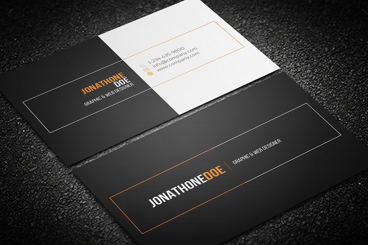 Clean Business Card, a Business Card Template by DesignGhar (Photo 2 of 7)