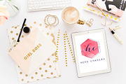 Blush & Gold Feminine Desktop S1, a Business Photo by OhTilly (Thumbnail 3 of 4)