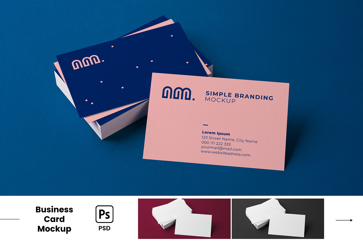 Stack of Business Cards Mockup, a Product Mockup by TandemStock (Photo 1 of 4)