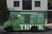 Food Truck Mockup, an Advertising Mockup by Unerispace (Thumbnail 2 of 5)