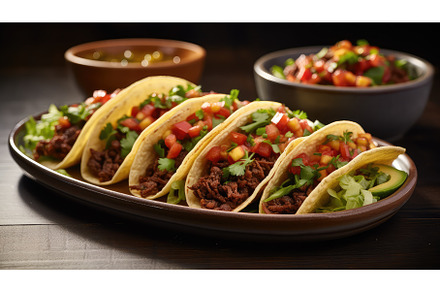 mexican beef taco food ai generated, a Background Photo by pikepicture