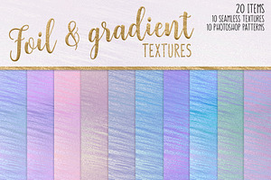 Foil and Gradient Textures