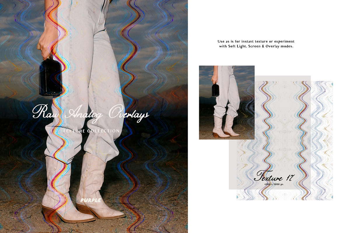 Raw Analog Texture Overlays, a Texture Graphic by Purple (Photo 7 of 31)