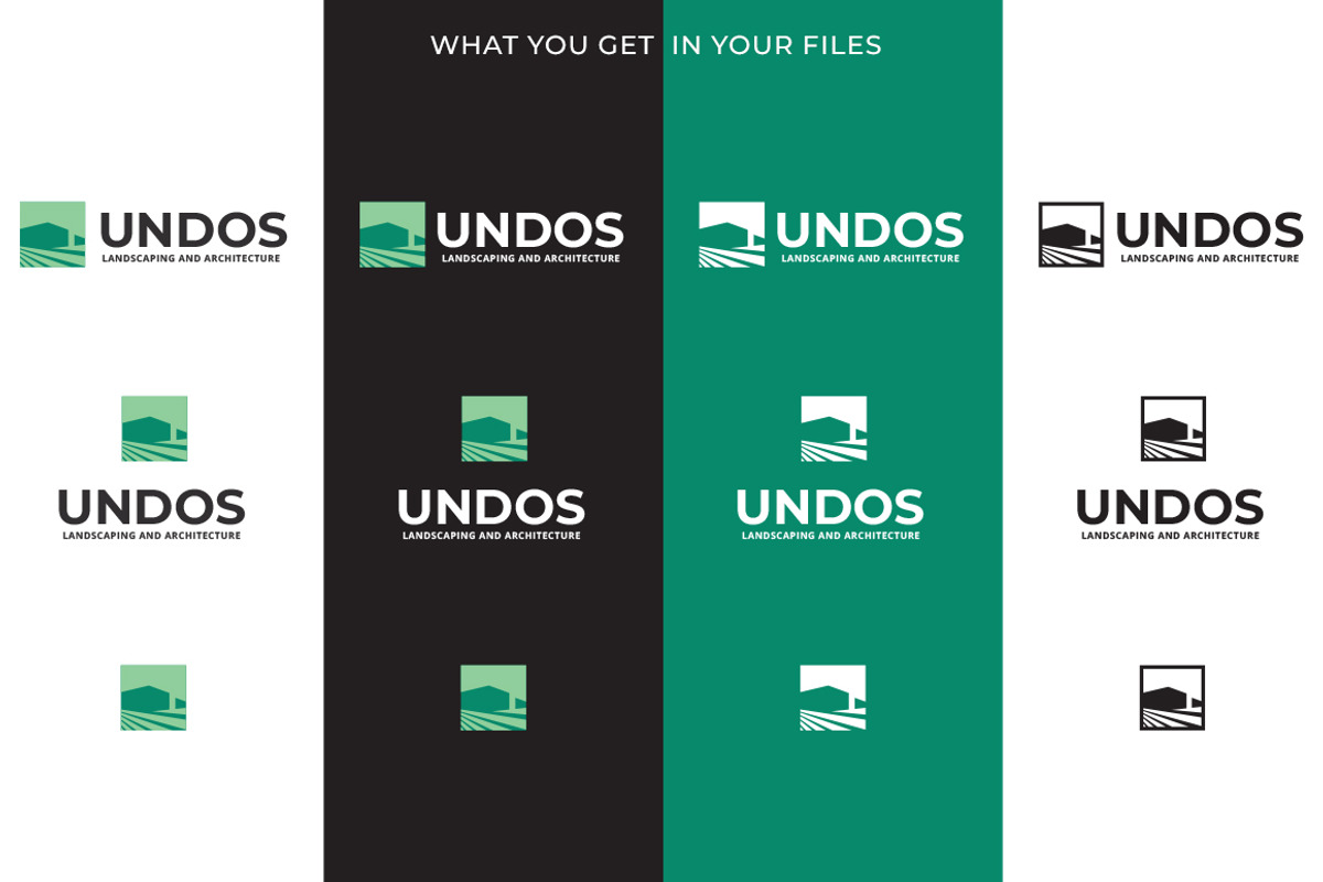 Undos Landscape Architect Logo, a Branding & Logo Template by Tovarkovdesign (Photo 4 of 6)