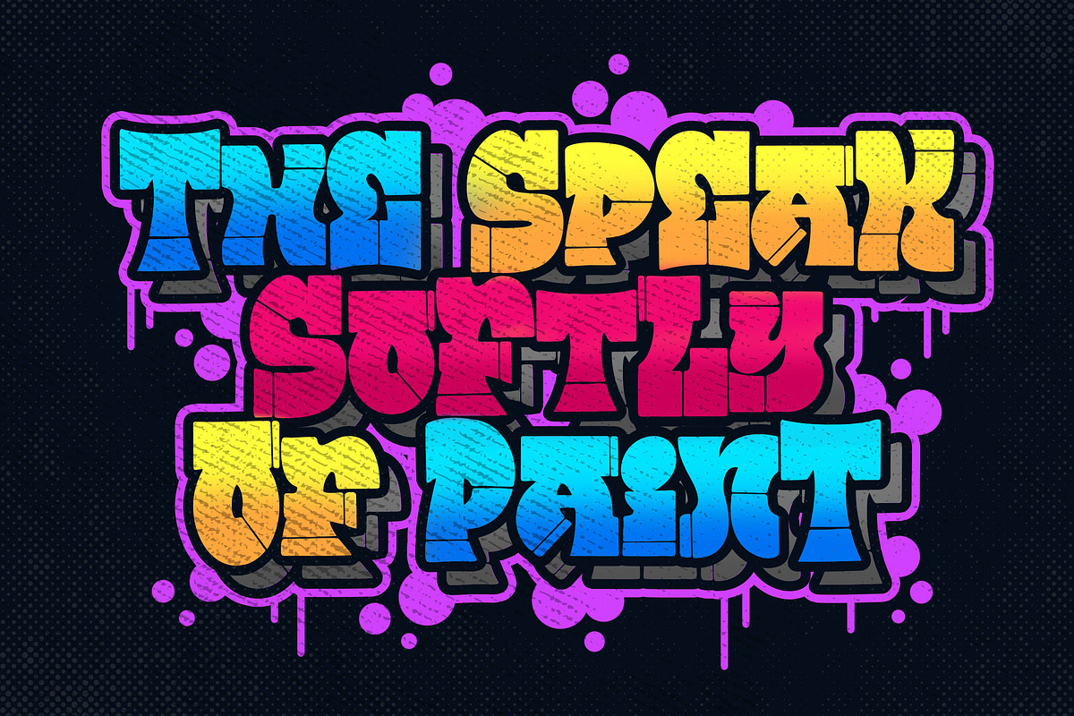 Street Lord Graffiti Font, a Blackletter Font by Blankids Studio (Photo 2 of 6)