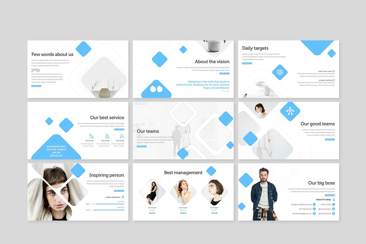 Modular - Powerpoint Template, a Presentation Template by inspirasign