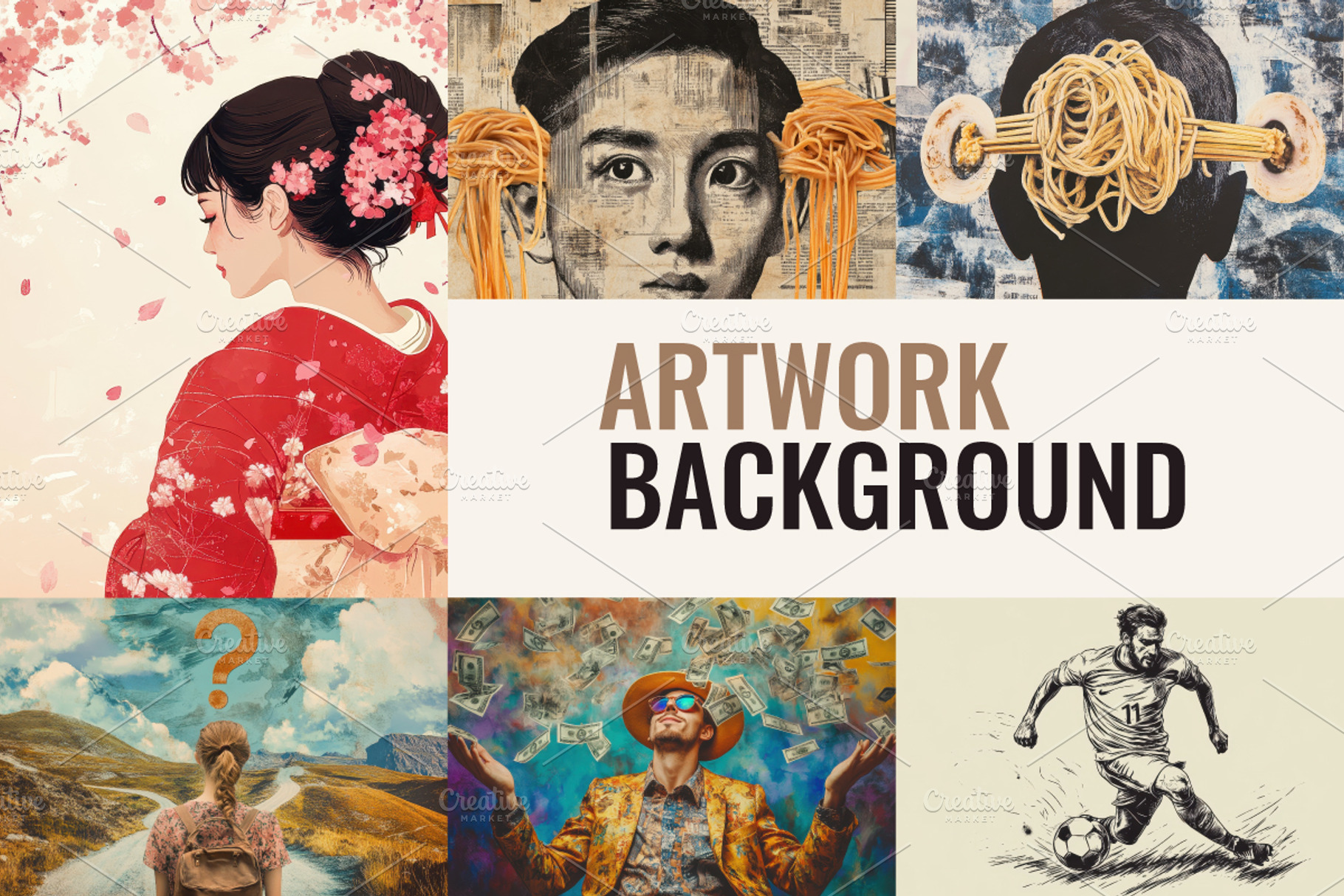 69 Creative Mixed Media Artwork BG, an Arts & Entertainment Photo by SouravDesign